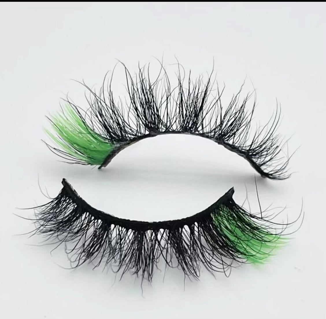 Lime Colored Lash 15mm