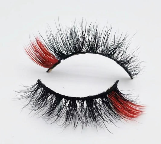 Red Colored Lash 15mm