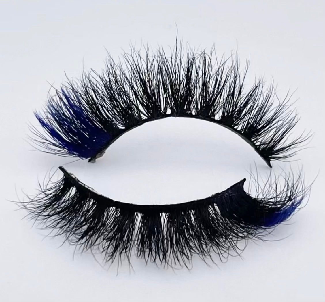 Blue Colored Lash 15mm