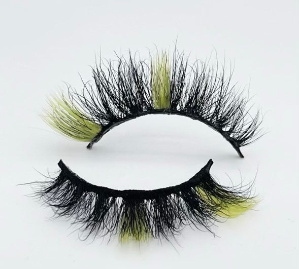 Lemon Lime Colored Lash 15mm